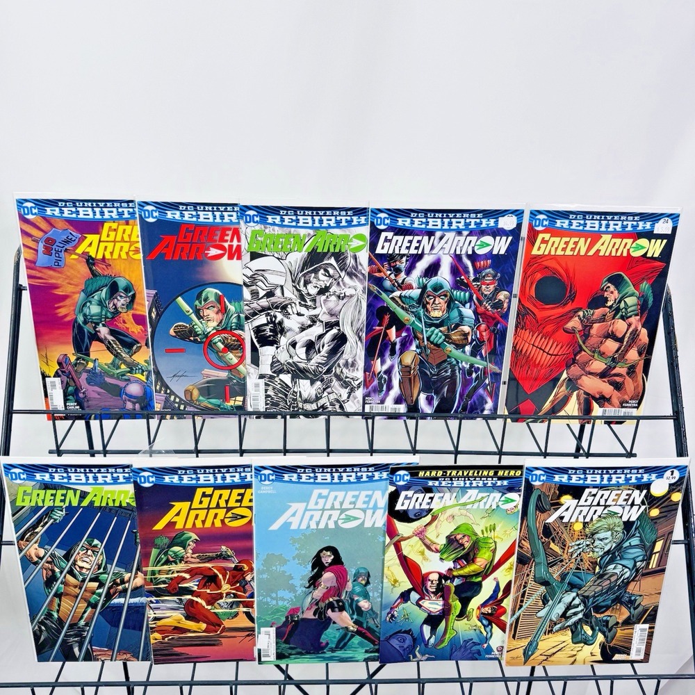 Green Arrow 1 20-28 Lot Rebirth DC